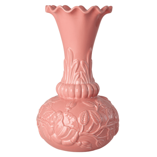 Vaas van Keramiek - Koraal- Rice