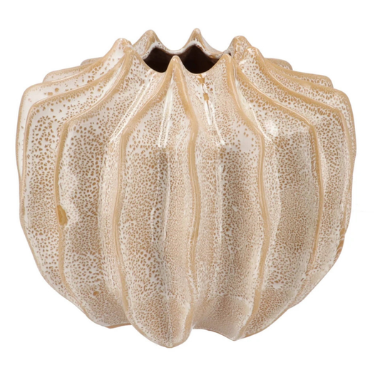 Keramieken vaas – zandkleurig