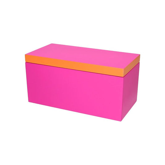 Opbergbox Multifunctionele  – Roze/oranje– Theedoos, Pennenbak, etc.