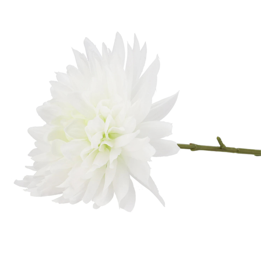 Kunstbloem Dahlia - Wit