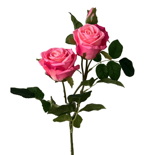 Zijden bloem Roos roze
