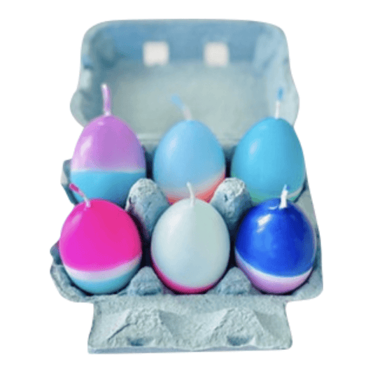 Dip Dye Eieren * Sixpack blauw