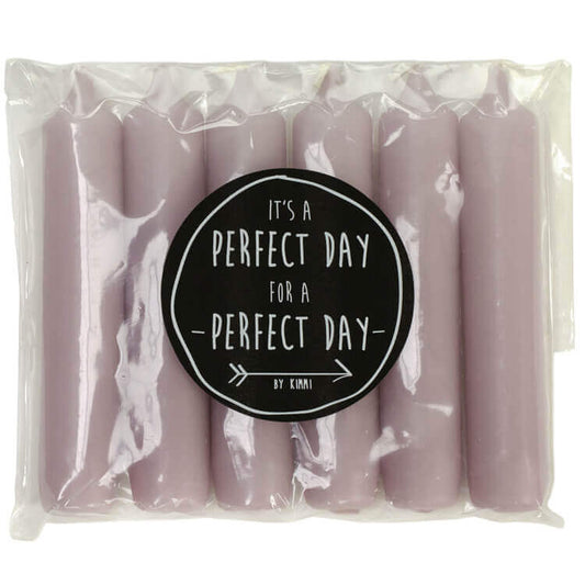 Kaarsen Rustik Lys lavendel verpakt per 6