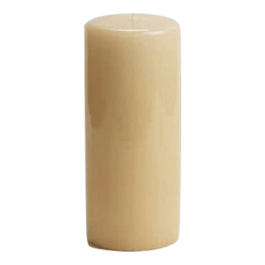 Kaars hoogglans Abricoos