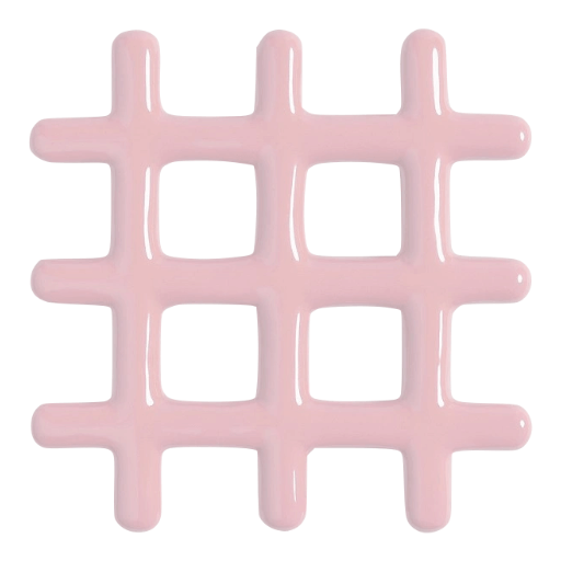 Onderzetter Grid Pink - &Klevering